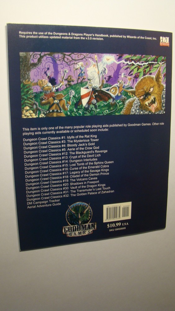 DUNGEON CRAWL CLASSICS MODULE - THE SUNLESS GARDEN *NM/MT 9.8* DRAGONS