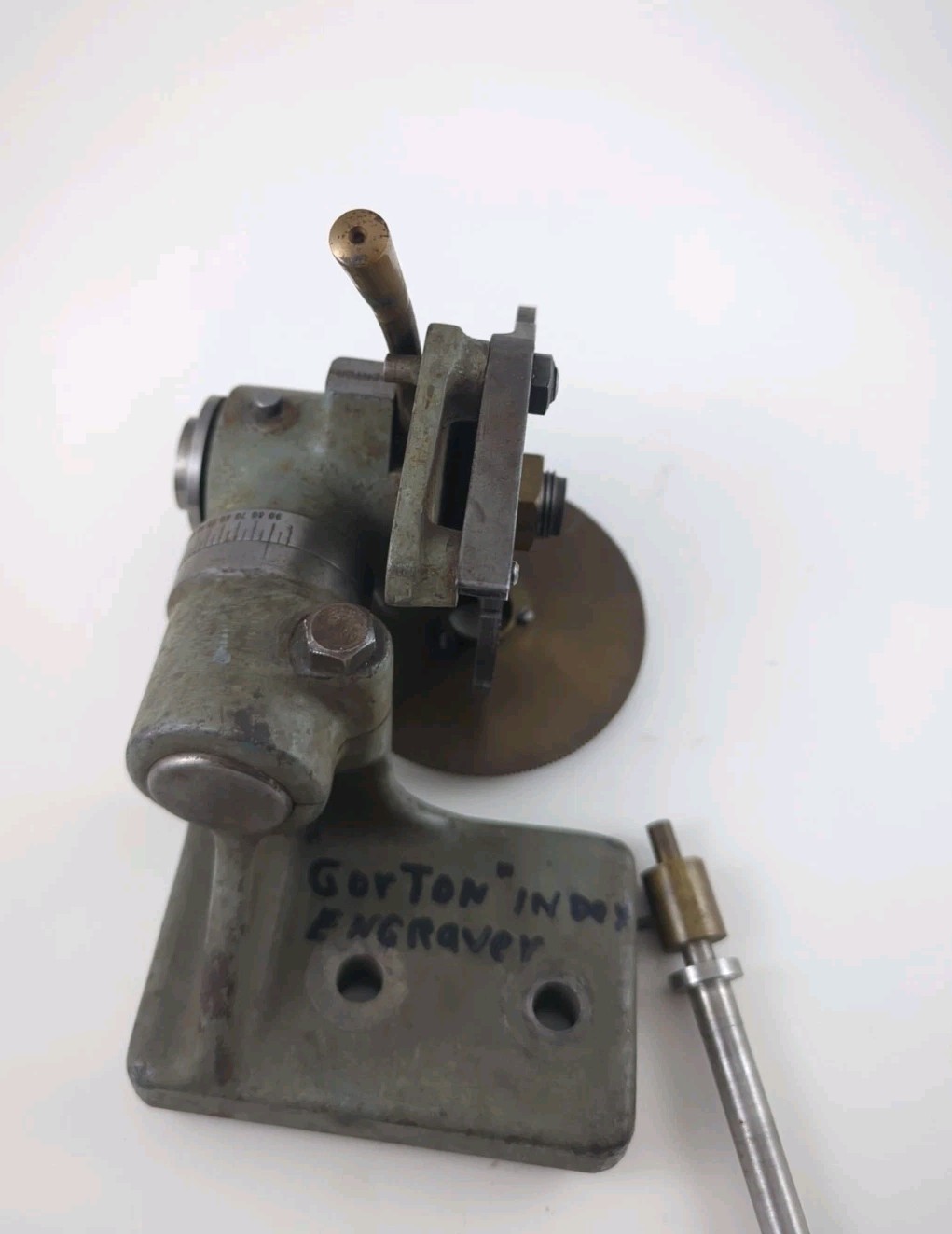 Geo Gorton Indexing Work Head Grinding Pantograph Engraving Fixture Rotary 256-1