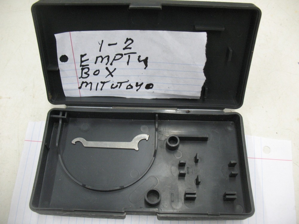 MITUTOYO 1" to 2" EMPTY BOX