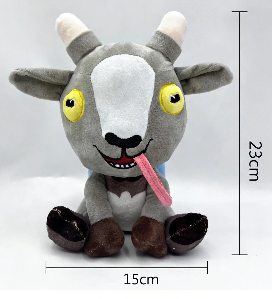 Goat Simulator Inspired Pilgor Plush Toy 9.1 Inch Soft Game Character