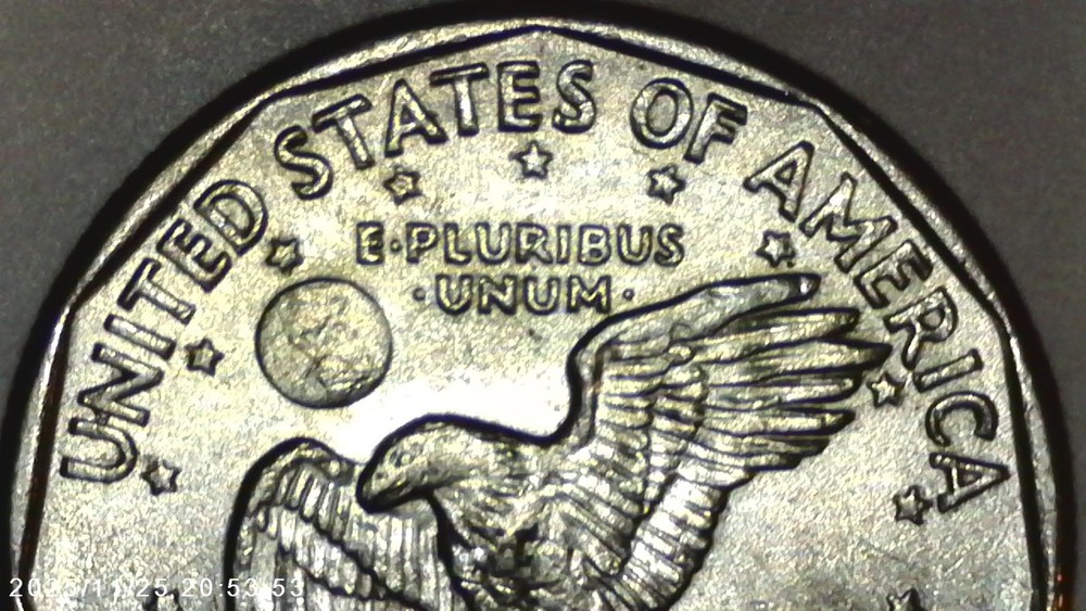 1999 P Susan B Anthony Dollar