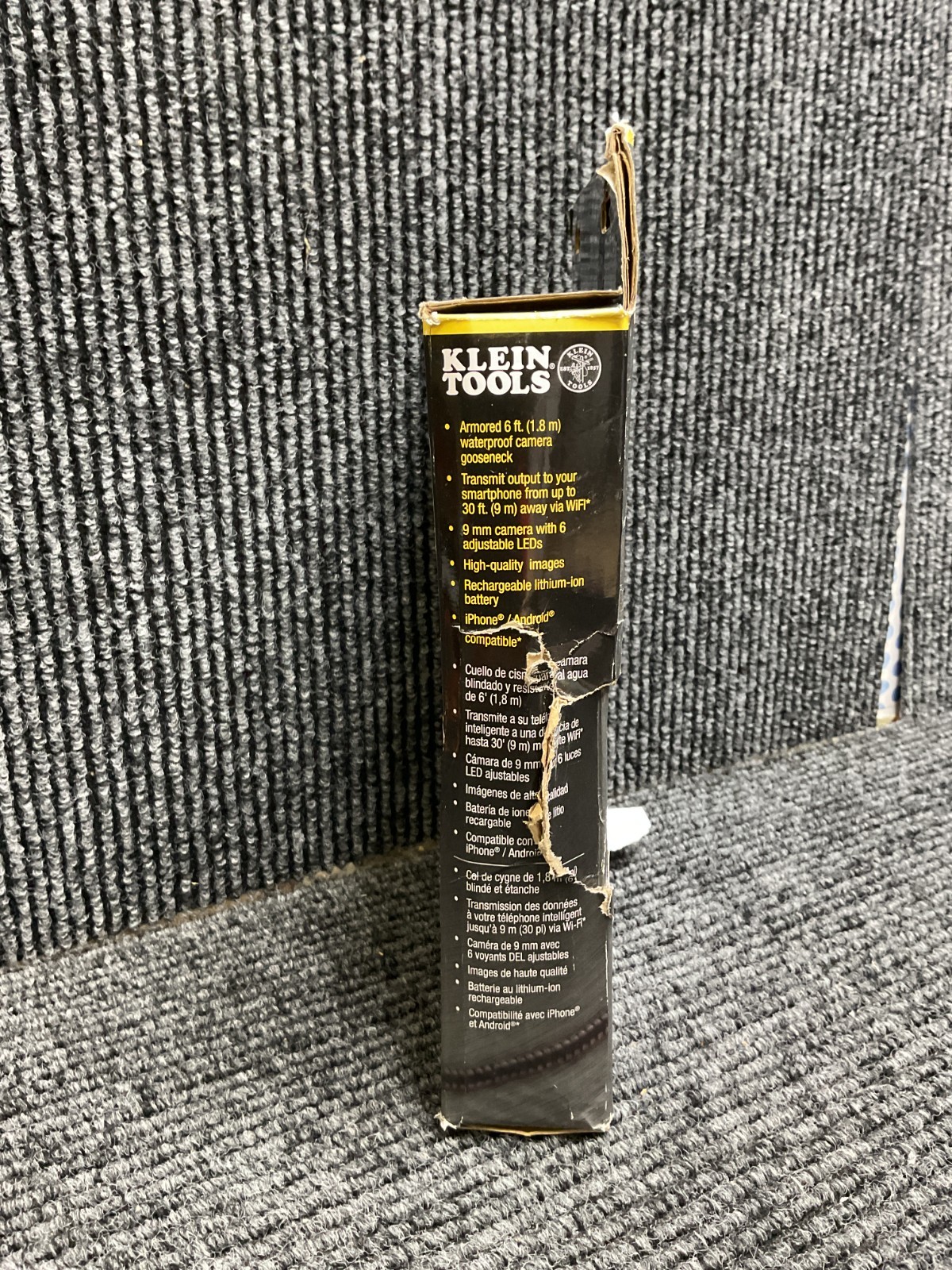 Klein Tools ET20 Wi-Fi Borescope 9mm 6ft Armored Multi