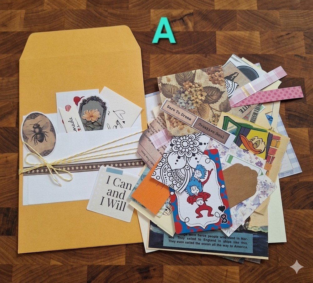 Junk Journal BUNDLE 40+ Pieces