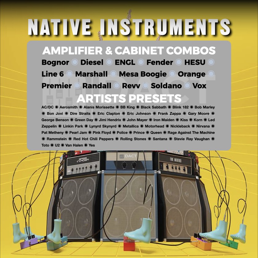NI Rig 6 Pro Amplifier Modeling & FX Presets Library