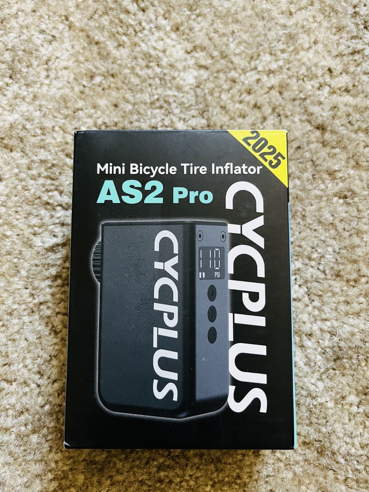 CYCPLUS AS2 Pro 120PSI Mini Bike Pump with Gauge - 2025 Updated Version