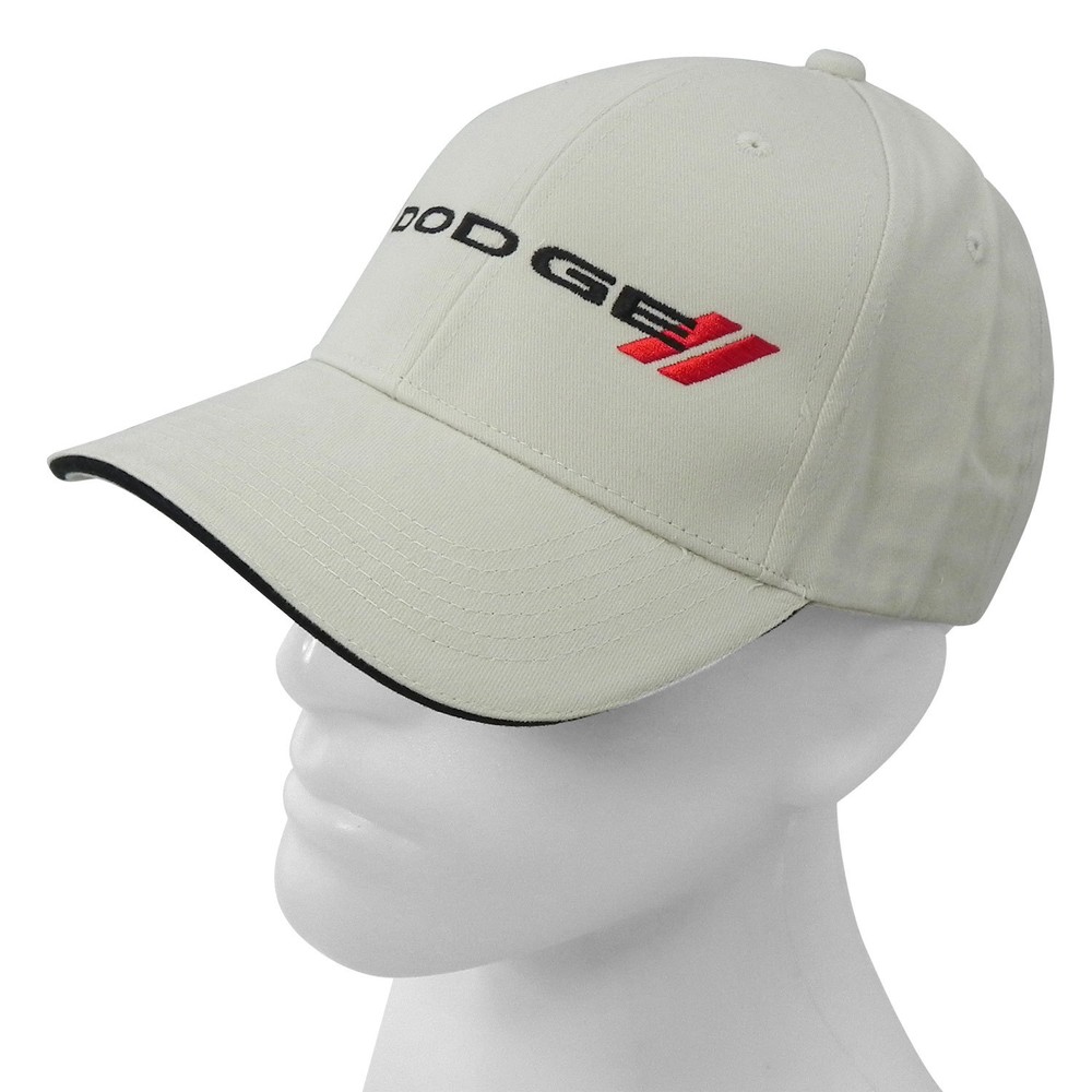 Dodge New Logo Beige Baseball Hat