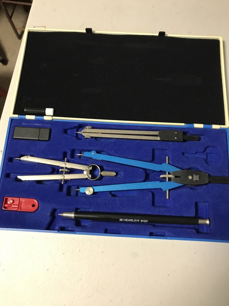 Hearlihy & Co Collegiate Drafting Tool Set, Made in Germany
