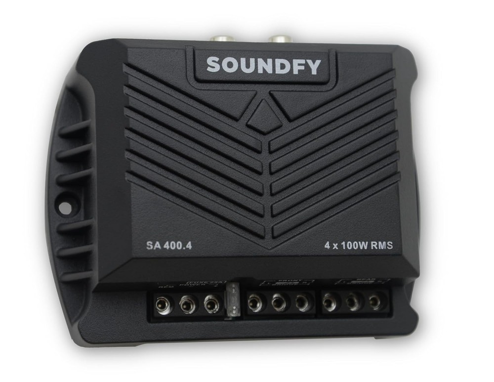 400W RMS Car Audio Amplifier - Compact Class D Amp