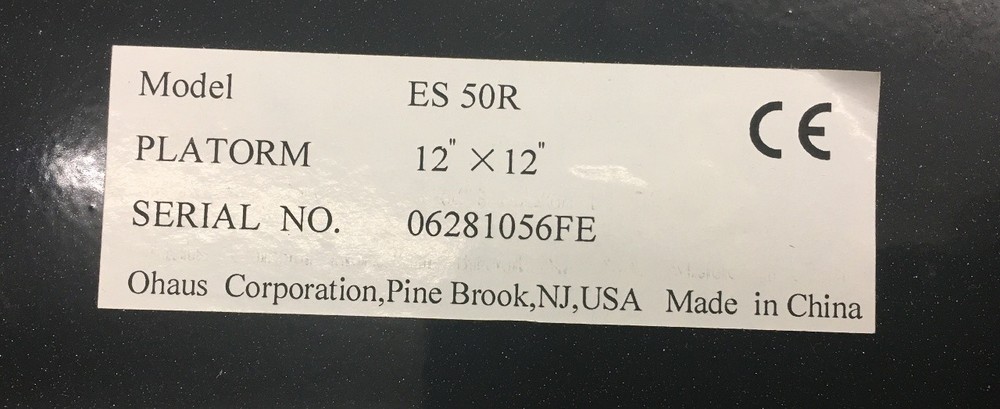 OHAUS ES50R Multipurpose Low Profile Shipping Scale
