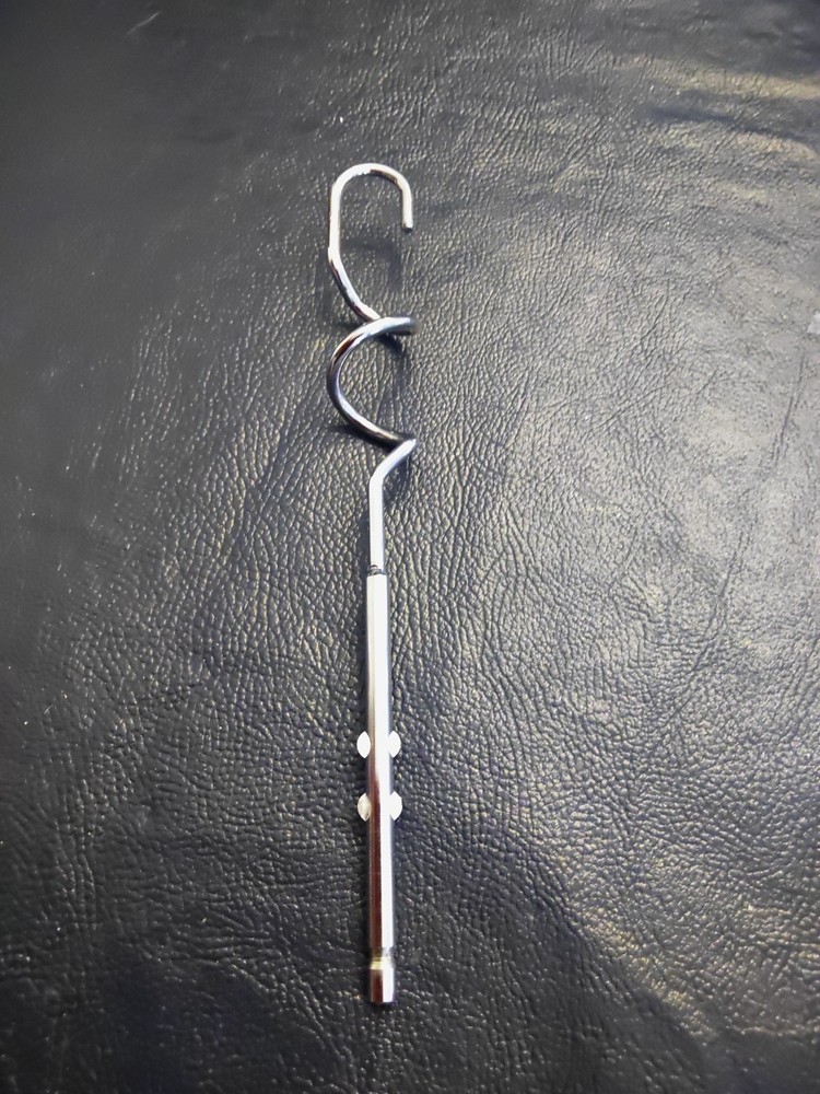 (1) Dough Hook 7 1/2 In. Double Tab Replacement Attachment