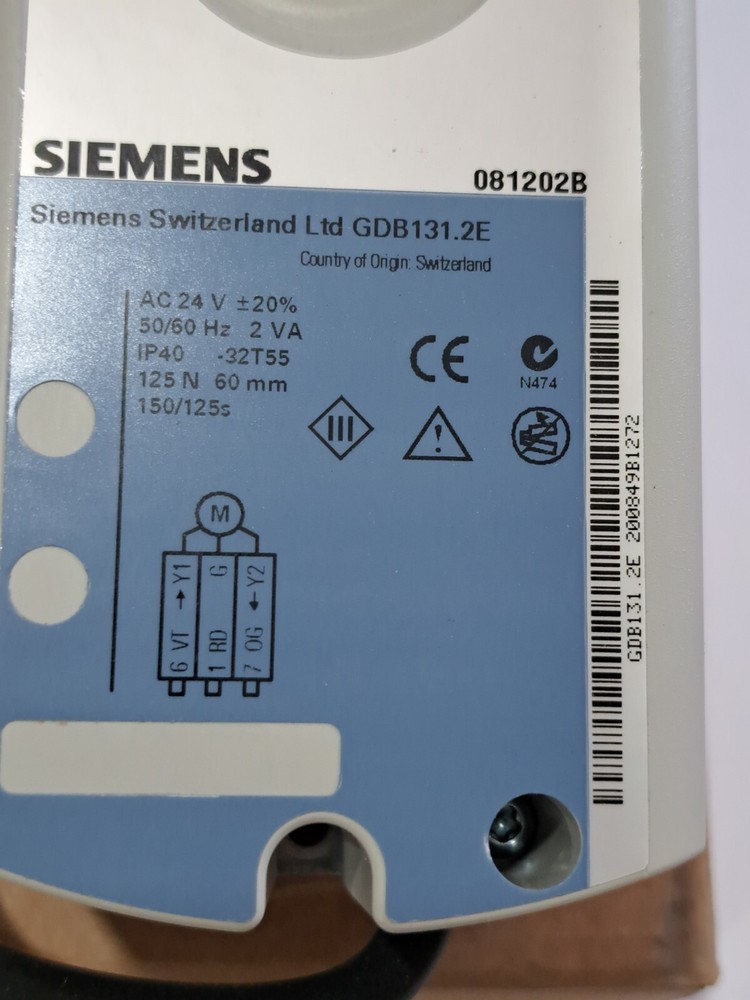 Siemens GDB131.2E Linear air damper actuator #BD7809# (1 pcs)