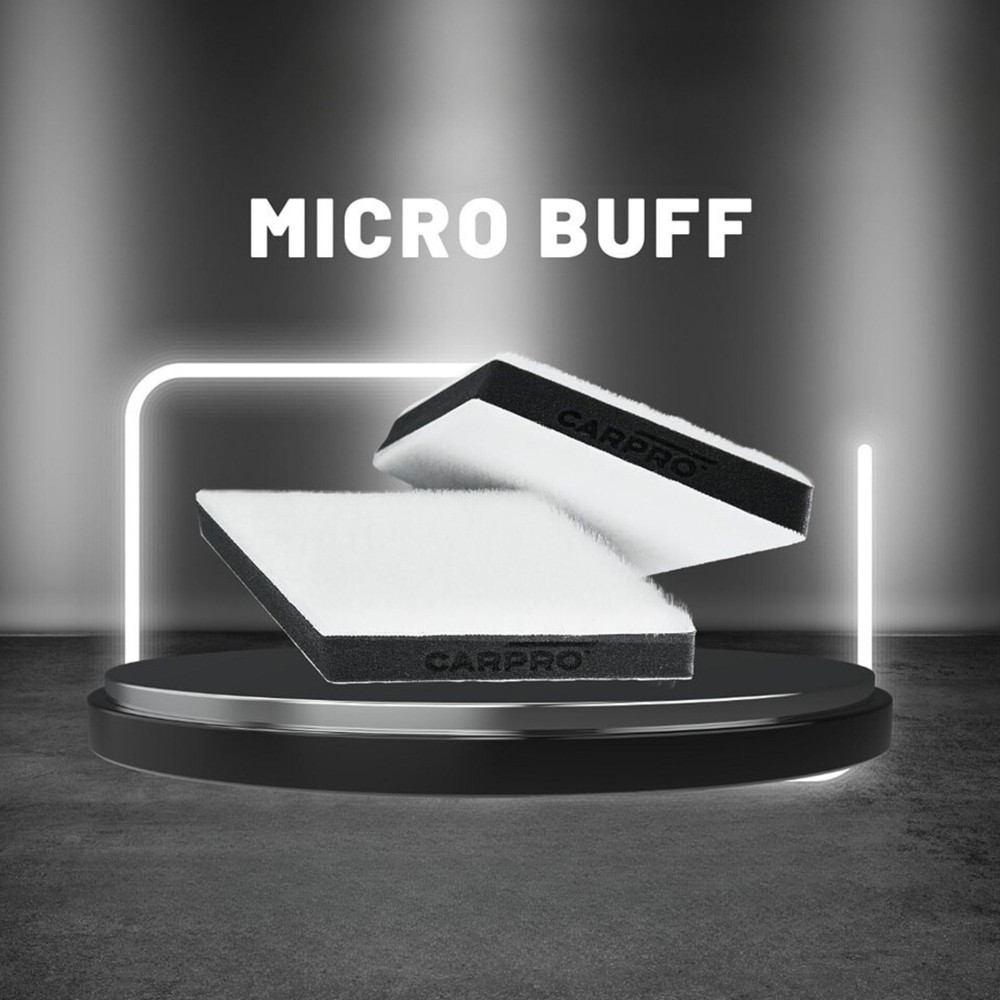 CARPRO MicroBuff Applicator - Interior Scrubbing Sponge for Leather (1 Pad)