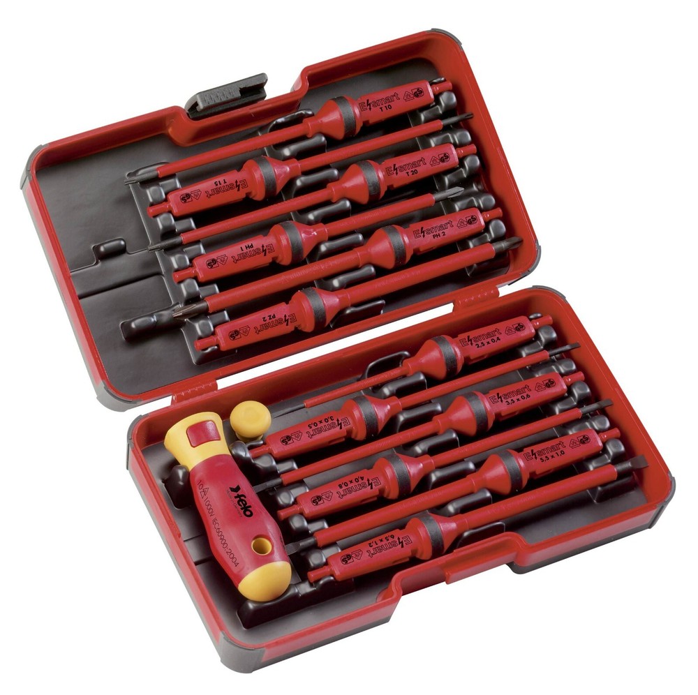 Felo E-Smart Insulated Screwdrivers Set - 14-Piece
