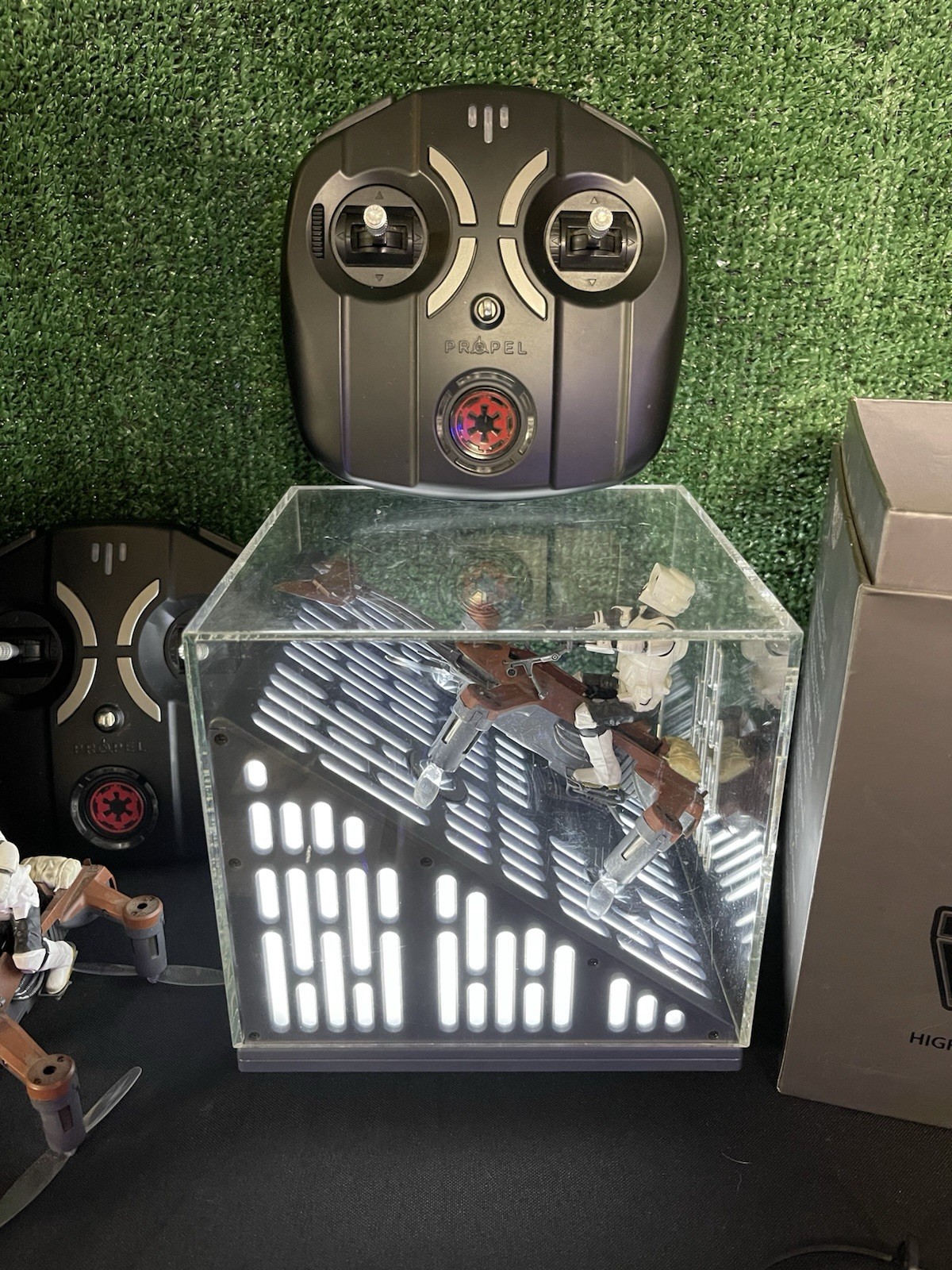 Star Wars Propel Lot Of 2 74-Z Speeder Bike Drone. Free Shipping!