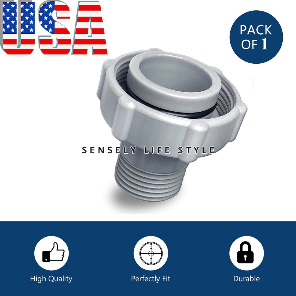 Swimming Pool Drain Fitting Replacement Compatible with Coleman Pool, Adapter
