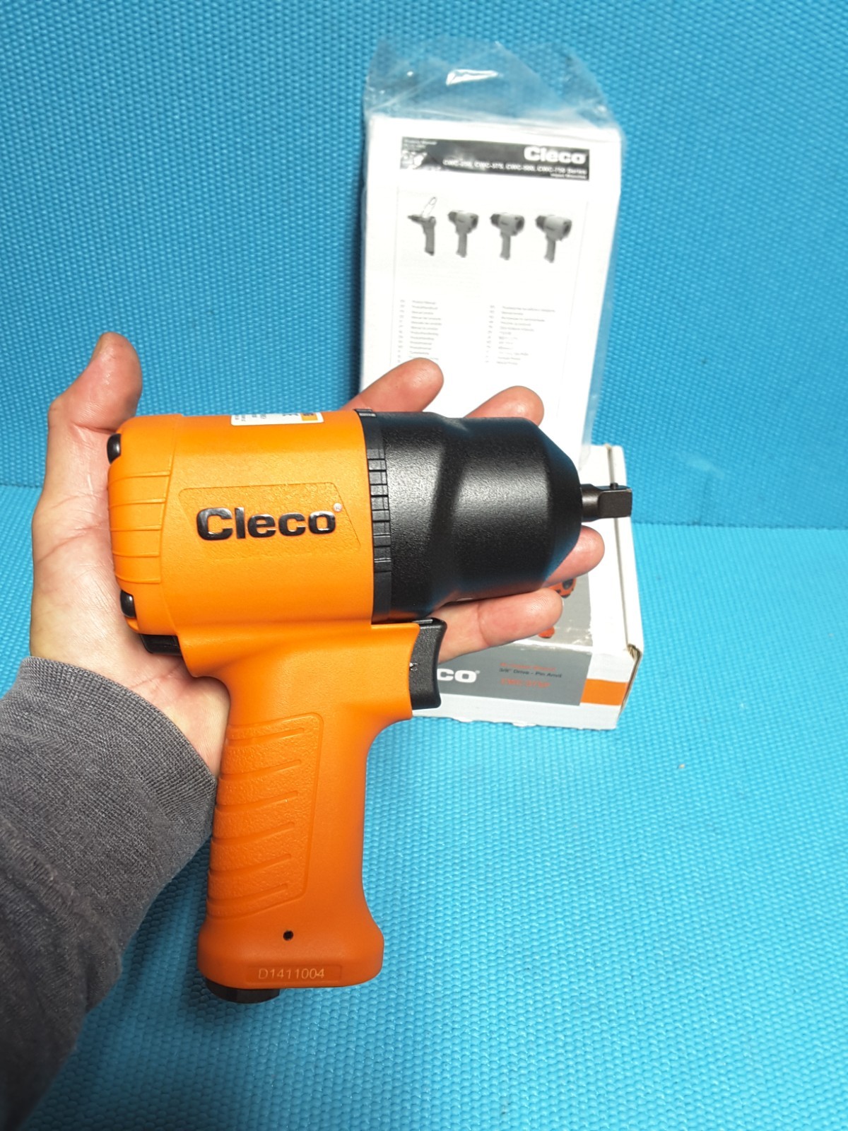 Cleco Air Impact Wrenches, 3/8 in, 450 ft lb, 10,000 RPM.