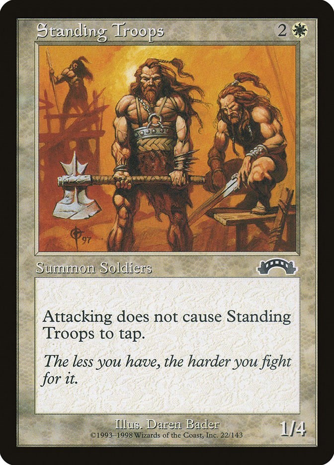 Standing Troops Exodus 22 MTG MP