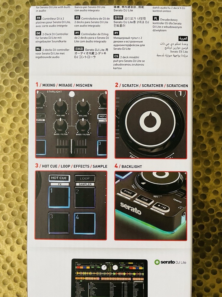 Hurcules DJ Controller Starlight W/ Serato