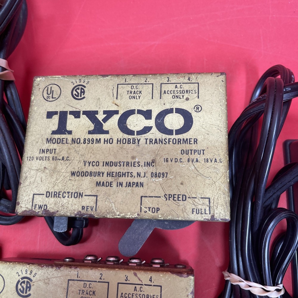 Vintage Tyco Electrain Train Transformers-Untested Lot 7