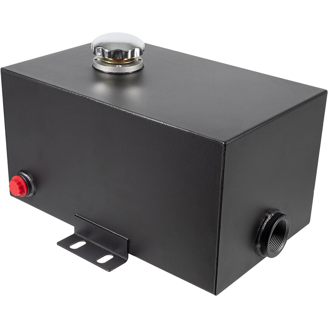 5 Gallon 14 Gauge Steel Hydraulic Fluid Reservoir Tank 1.5" Inlet 0.75" Outlet