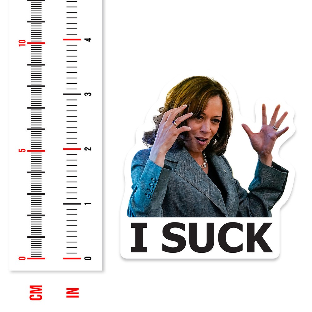 Kamala Harris I Suck Sticker