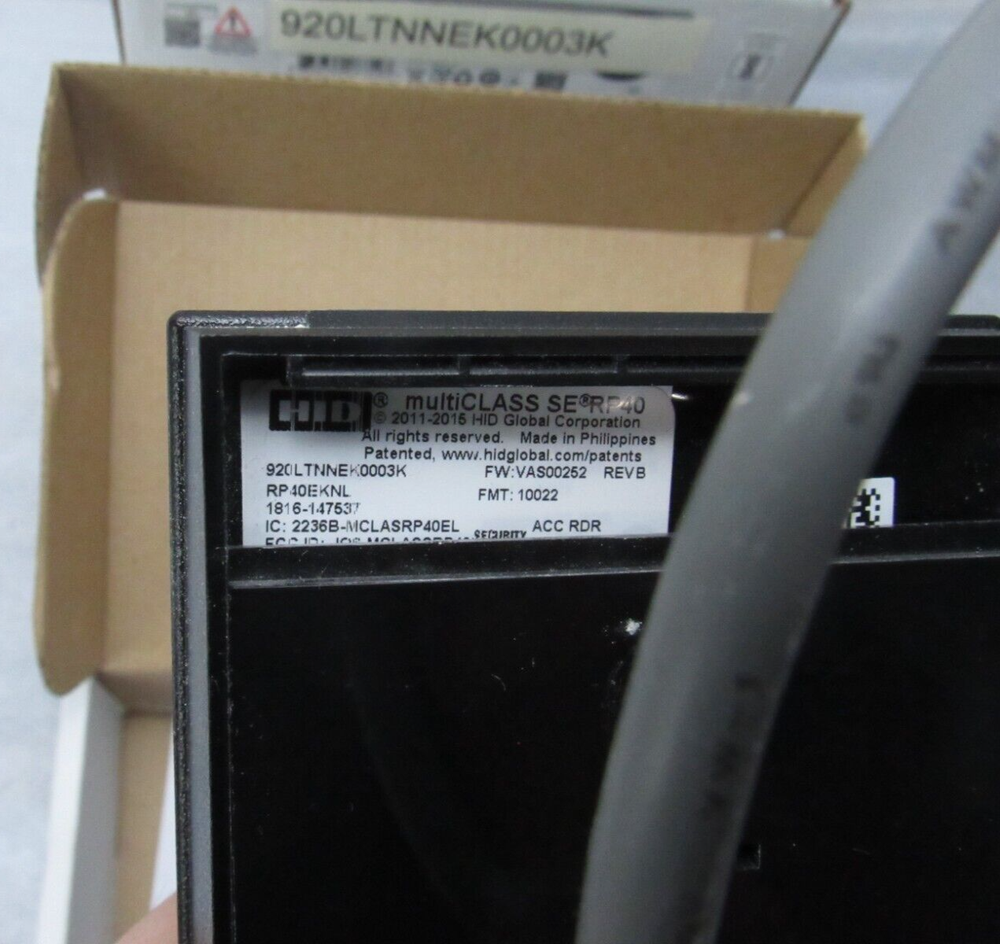 HID 920LTNNEK0003K RP40 multiCLASS SE Smart Card Reader [CTA]