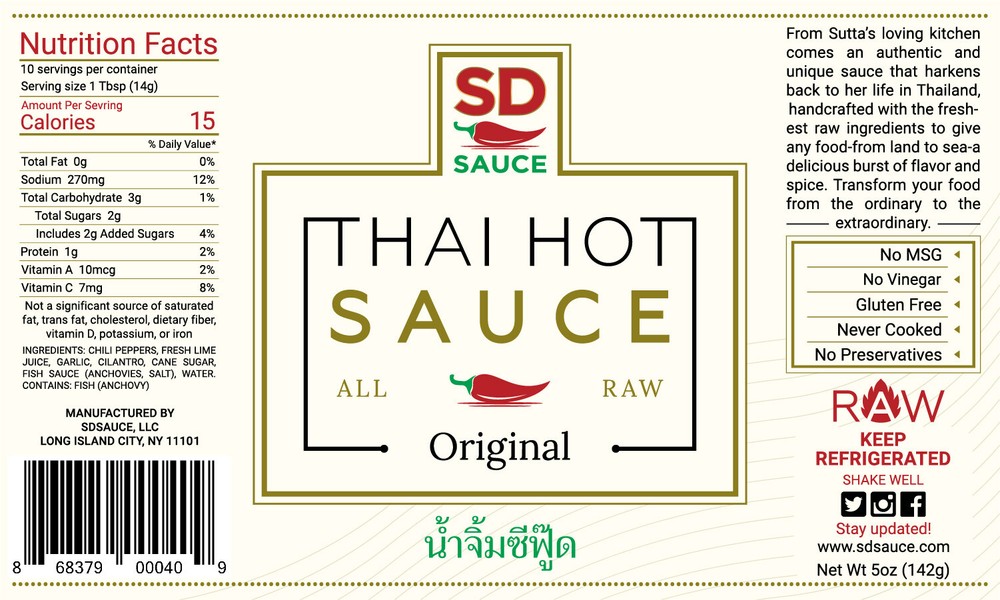 Thai Hot Sauce - Combo Set - 6oz bottles