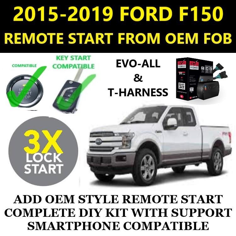 100% Plug & Play Remote Start 2017 FORD F150 3X LOCK