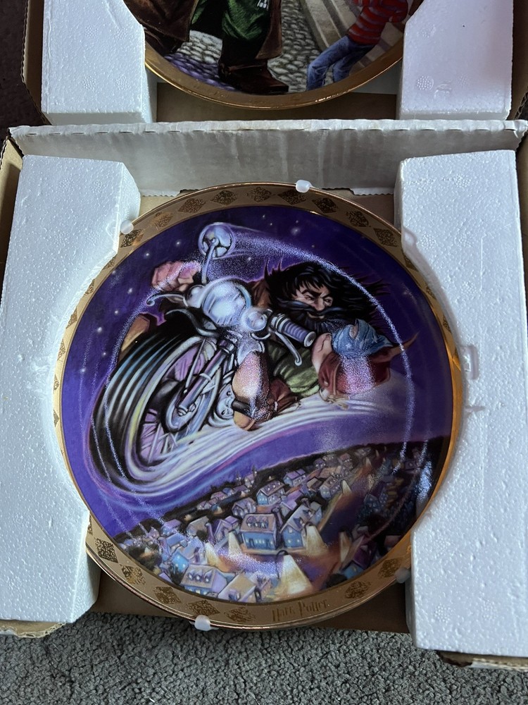 Harry Potter Limited edition plate collection x4