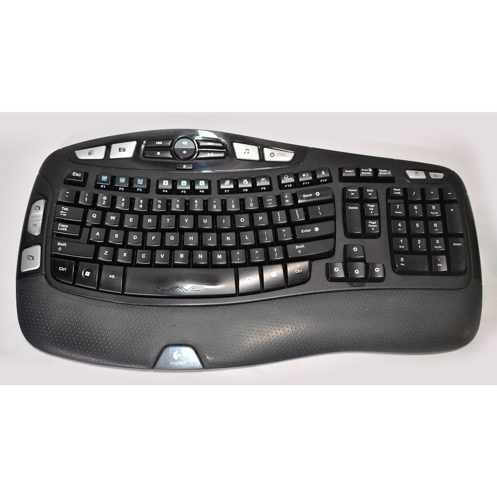 Logitech MK550 Wireless Wave Keyboard Mouse Combo Tested Works 0326