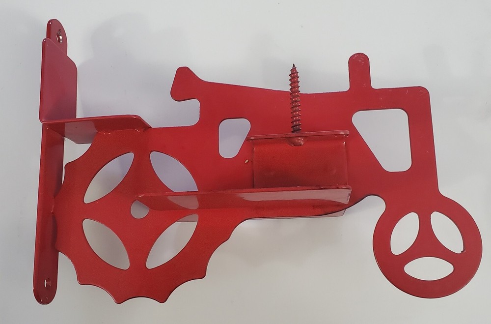 Stokes Select Tractor Corn Cob Feeder, Red, Powder-Coated, Post Mounting