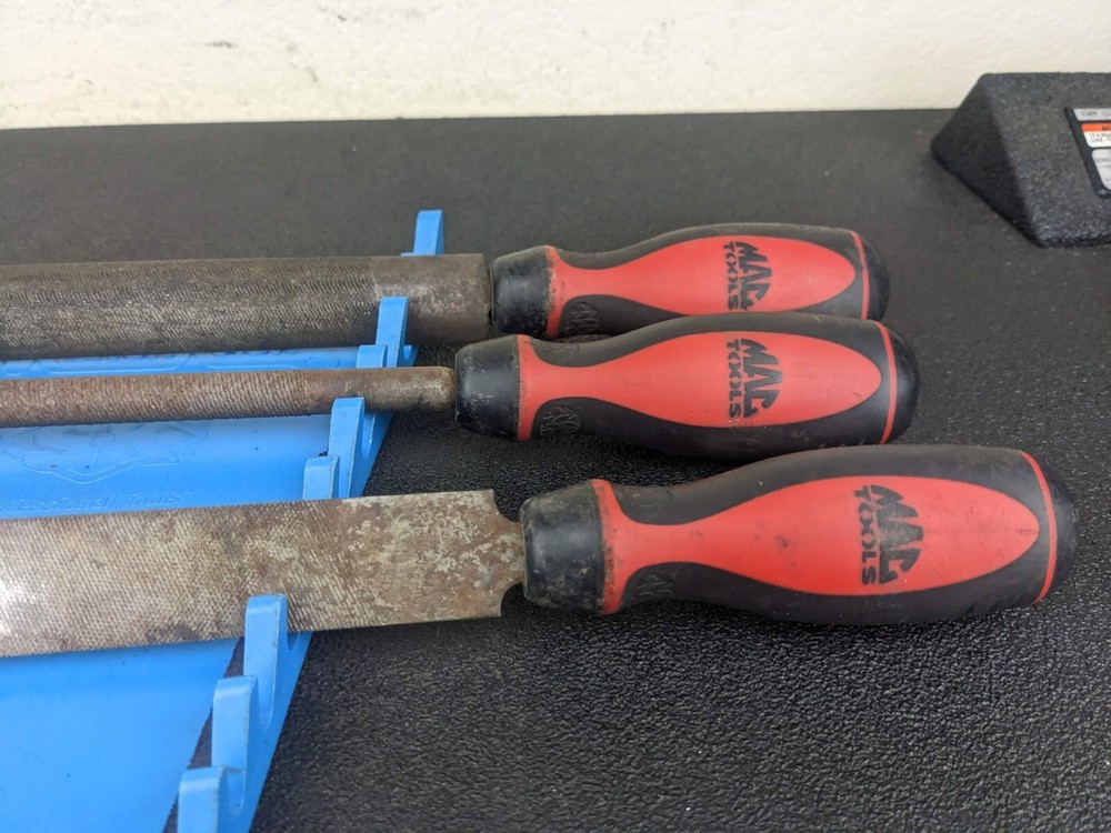 #bk336 Mac Tools 3-PC. Comfort-Grip Combination Bastard-Cut File Set