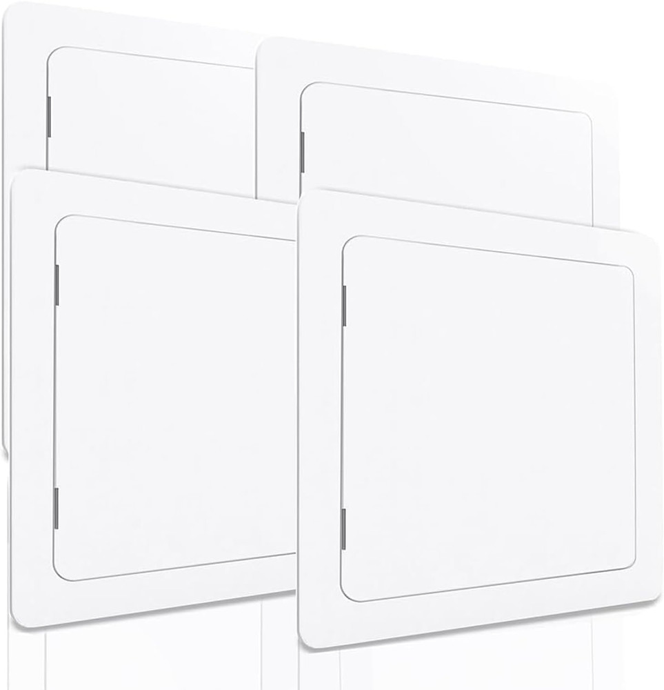 14x14 Inch Access Panel for Drywall & Ceiling - 4 Pack, Easy Install, White
