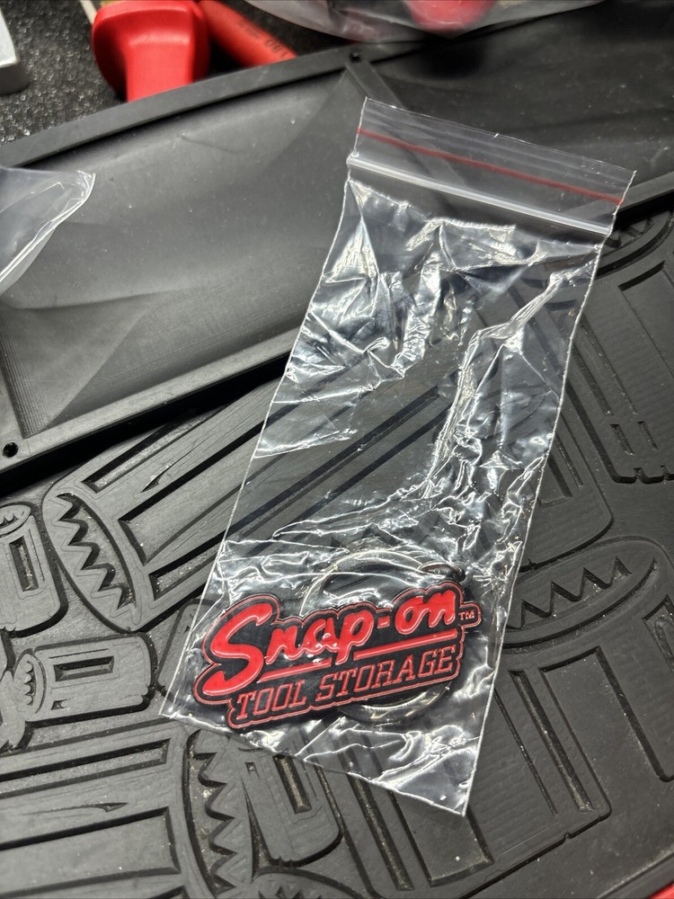 *New* Snap On Tool Storage Key Ring Black & Red Collectible