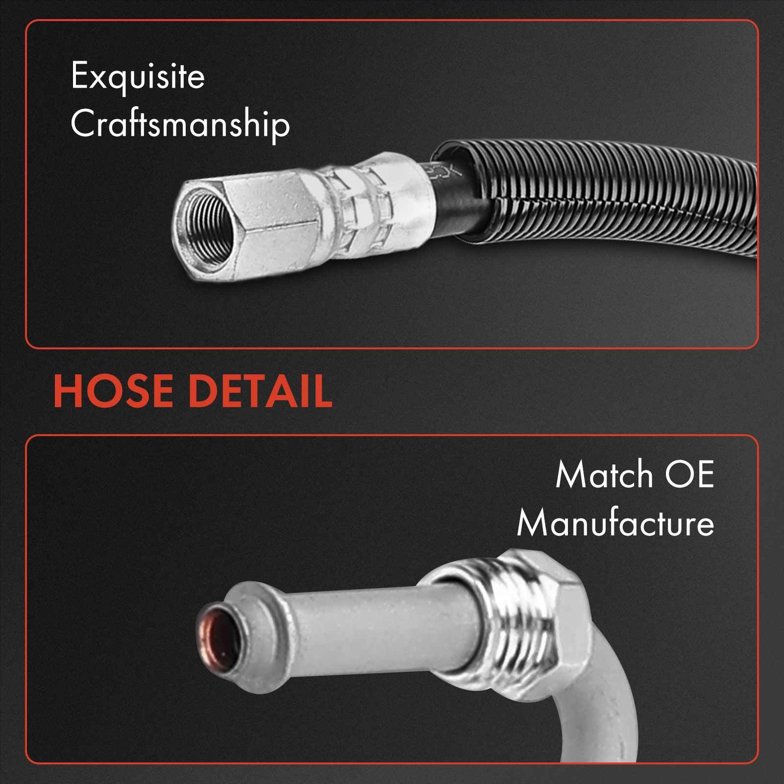 4x Power Steering Pressure & Return Hose for Dodge Ram 2500 Ram 3500 98-02 5.9L