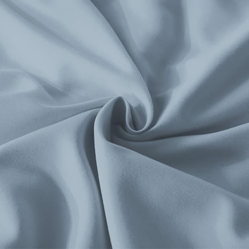 Andency Grayish Blue Full Size Comforter (79"x90"),