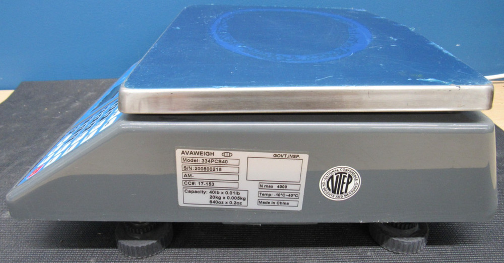 AvaWeigh PCS40 40 lb. Digital Price Computing Scale DAMAGED