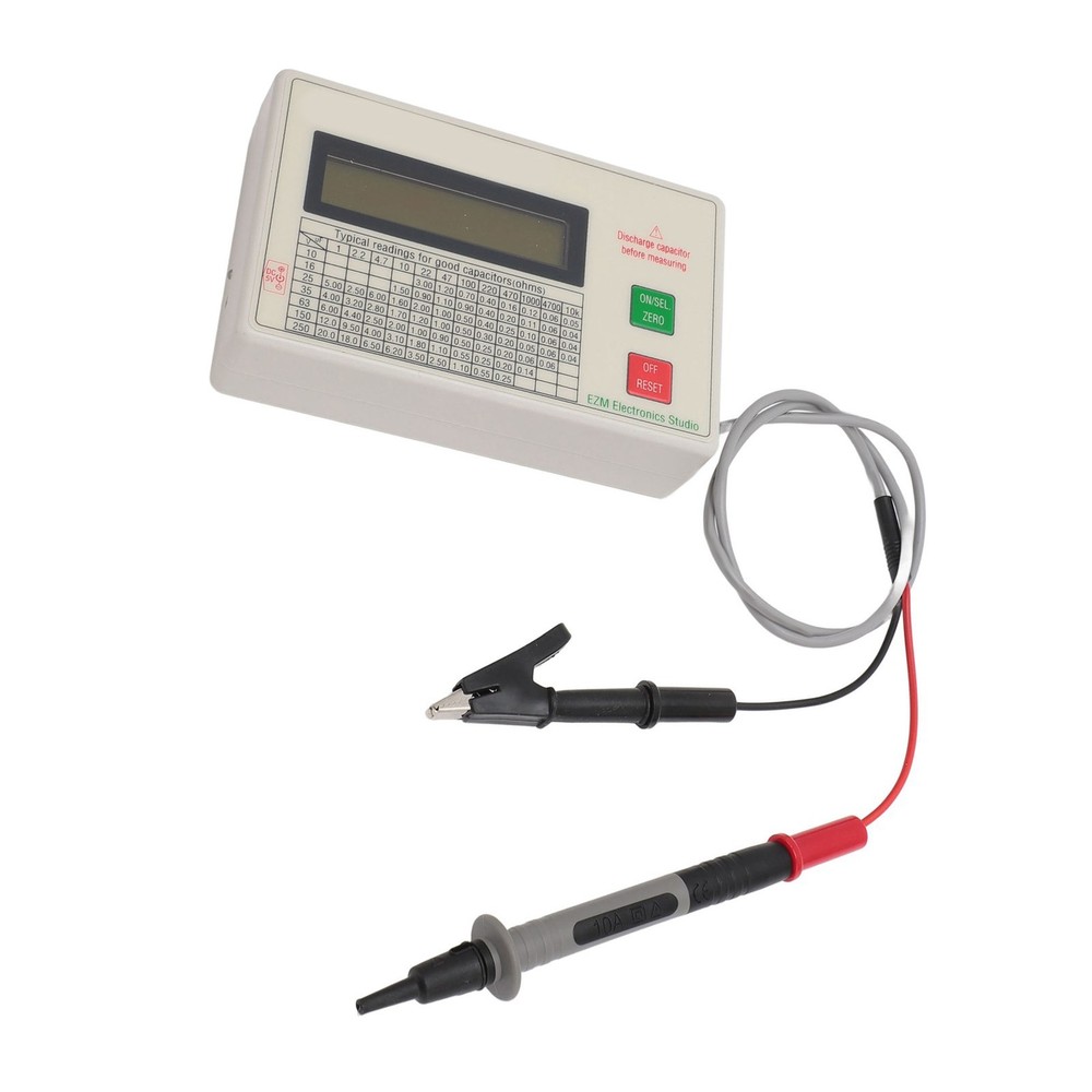 Meter Accurate Shutdown Function Portable Capacitance Tester Kit ⭐