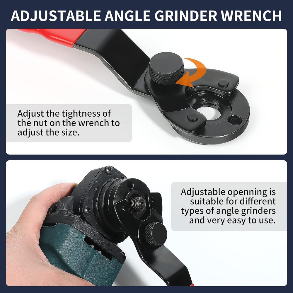 12PCS Angle Grinder Attachments Kit with Flange Nuts, Angle Grinder Extension Co