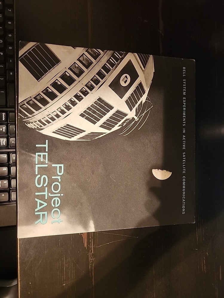 Vintage Bell System Project Telstar Brochure 1960s Active Satellite Experiments