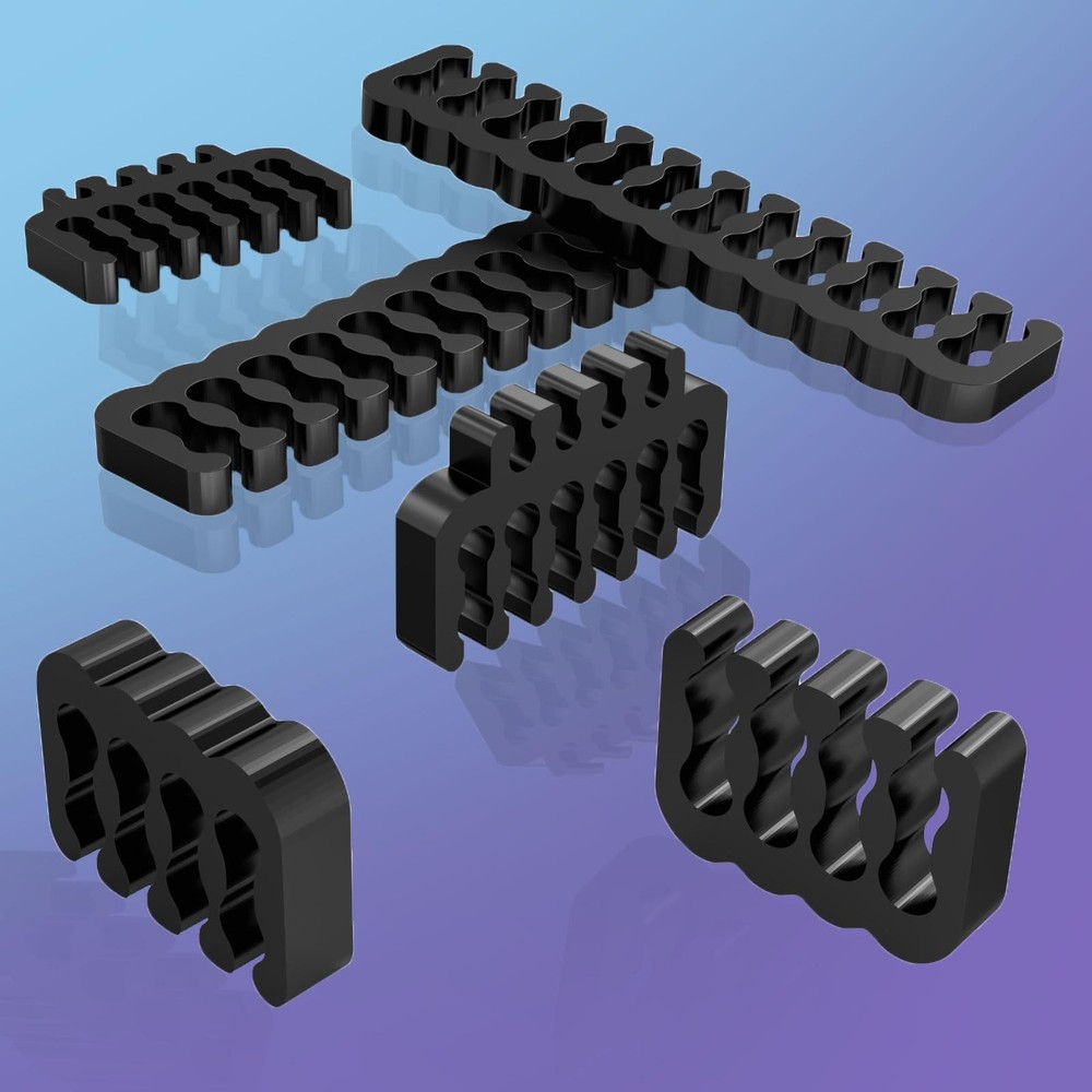 Pc Cable Combpsu Cables Combs Kit For Extension Cable Management 24 Pcs Set 12vh