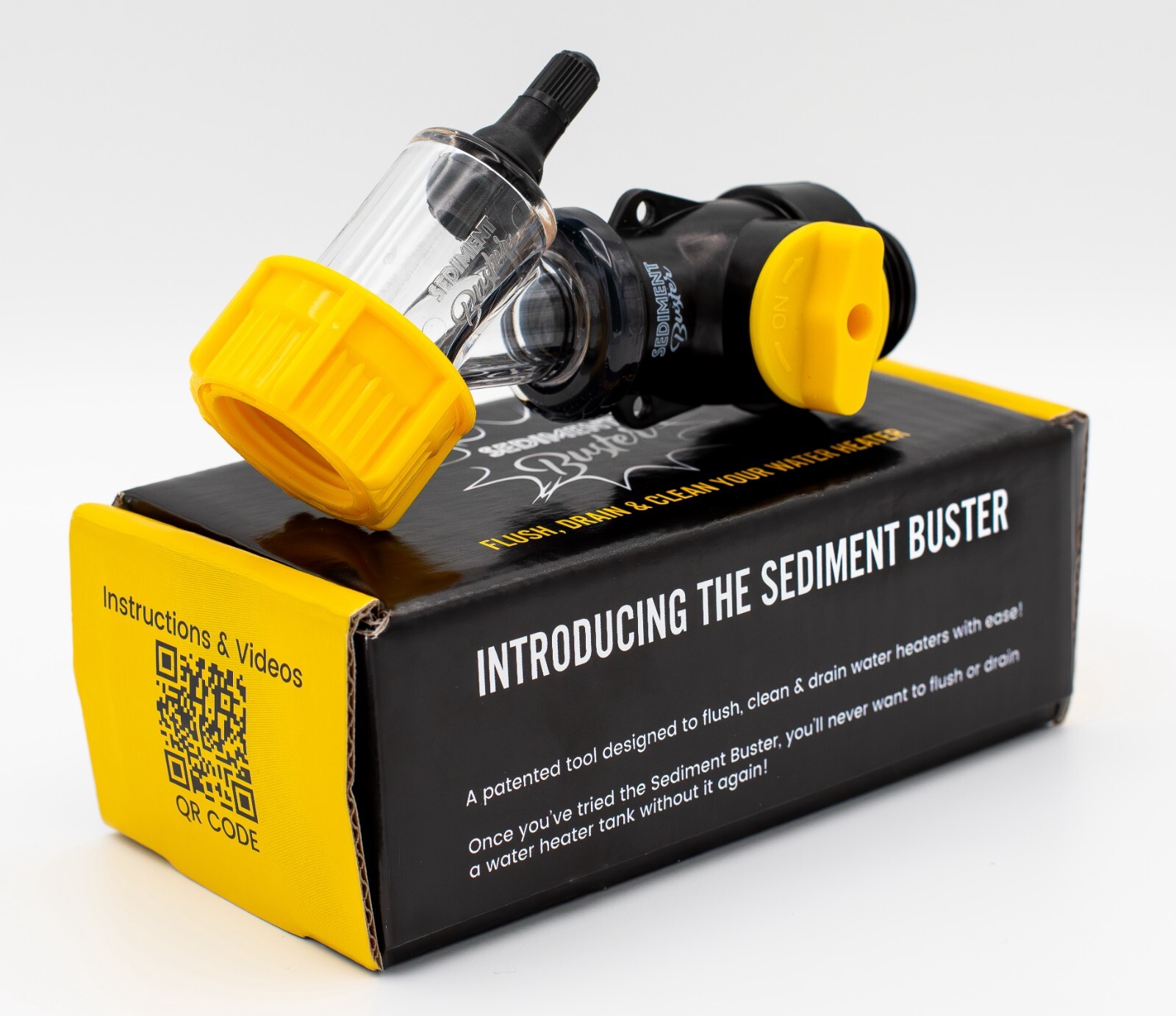 Sediment Buster - Water Heater Flushing Tool, Flush, Drain & Clean Water Heaters