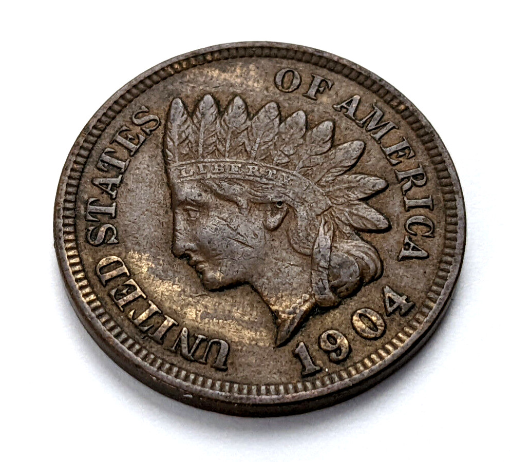 1904 Indian Head Cent US No2