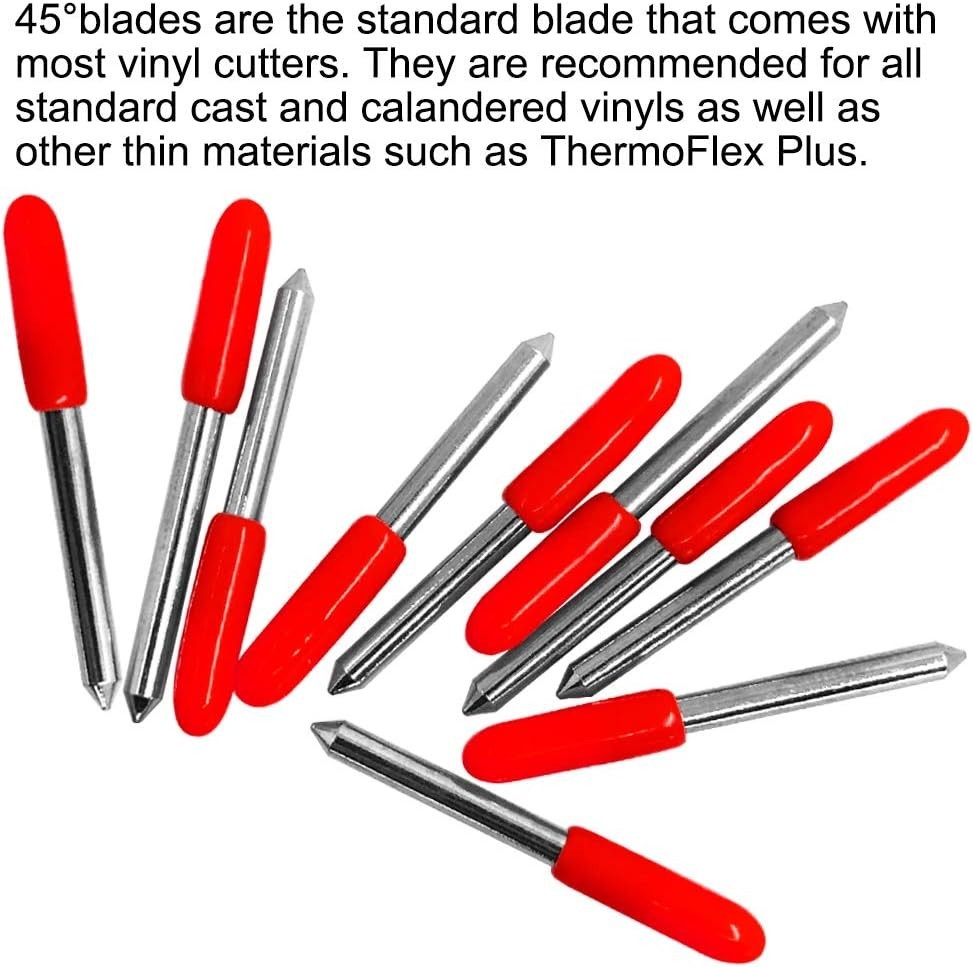 Durable Tungsten 30/45/60 Degree Blades - Complete Cutting Solution for Plotters