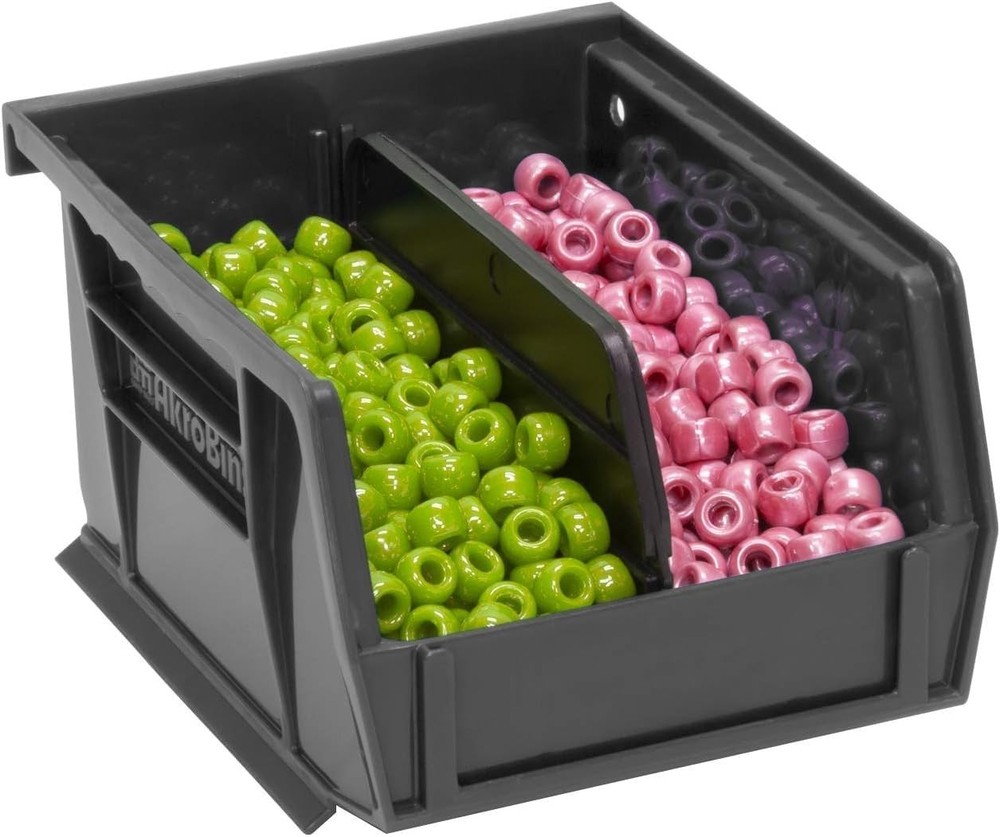 30210 AkroBins Plastic Storage Bins, Space-Saving Stackable Bins for Garage, ...