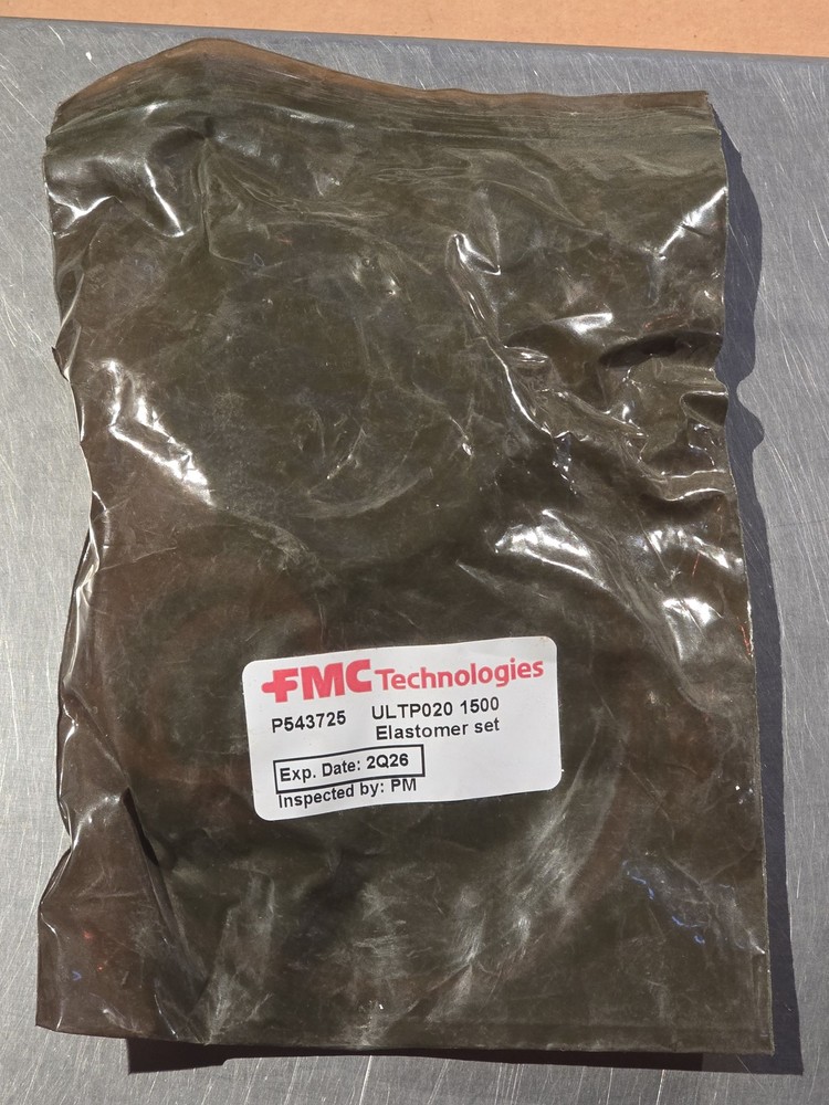 Genuine OEM TechnipFMC Elastomer Set Part# P543725 (In Date) - NEW