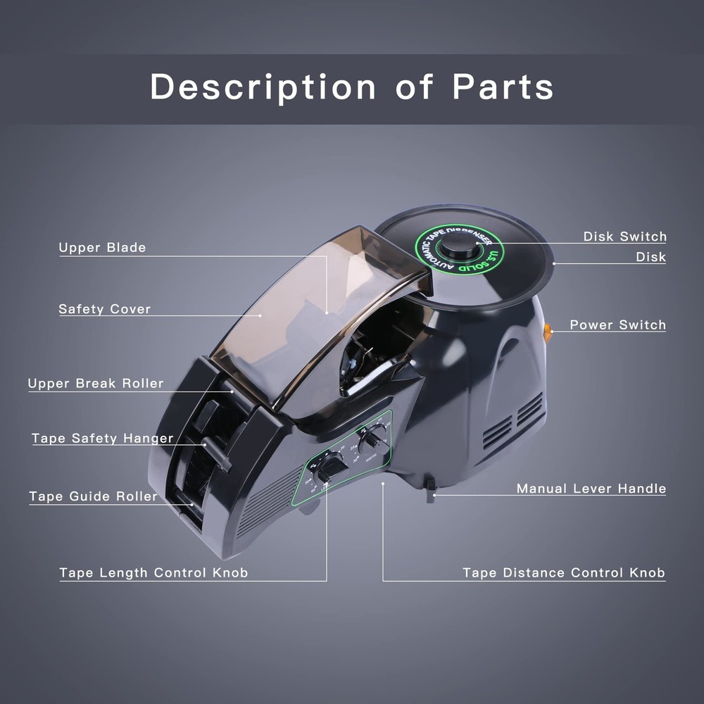 U.S. Solid Automatic Tape Dispenser JF-8000
