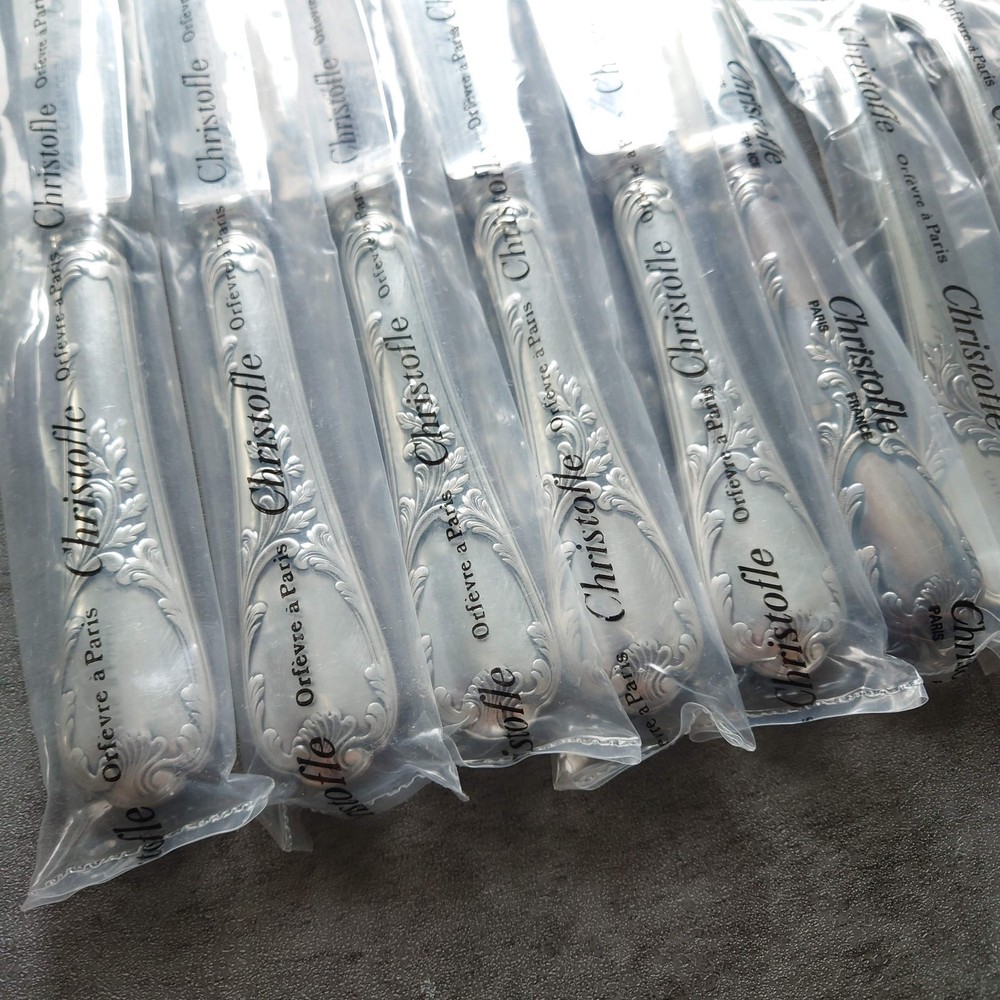 Christofle Marly 18pcs Silverplate Flatware Table Knife Fork Spoon BRAND NEW