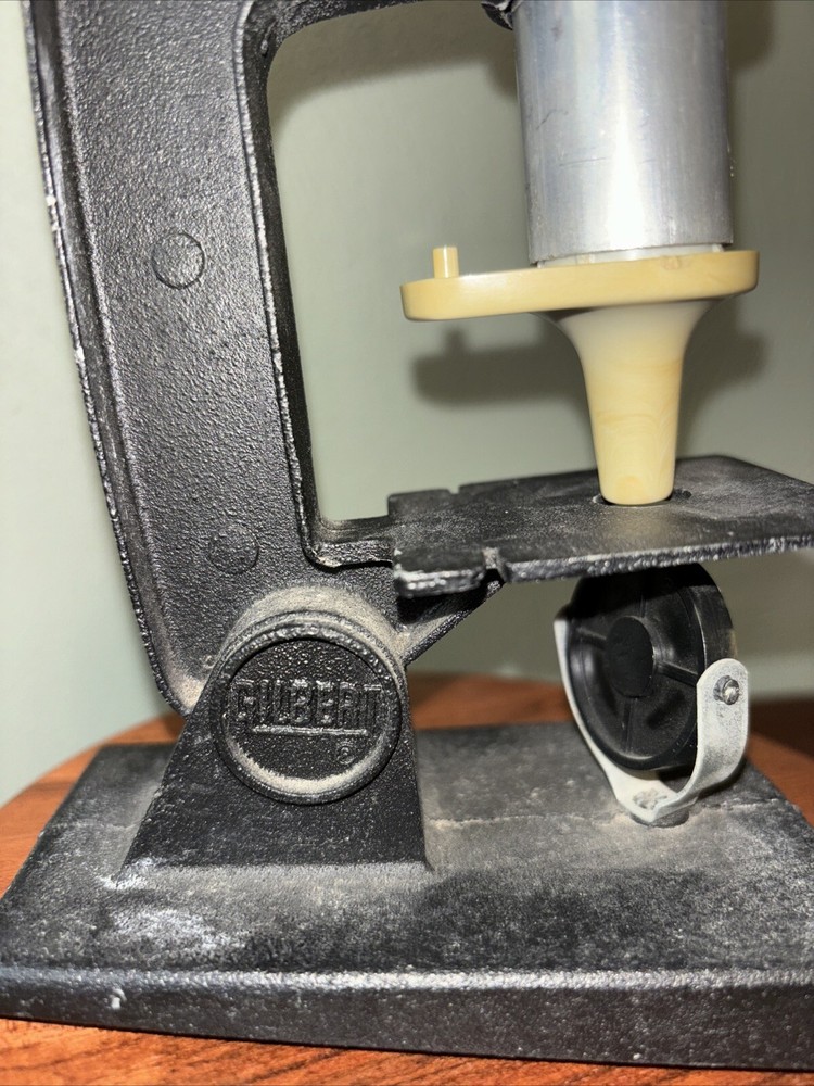 Vintage 1960’s A. C . Gilbert Microscope With Mirror P18D823