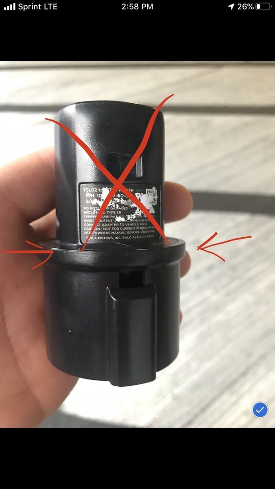 Tesla Model 3 Charger Lock - for J1772 Adapter - Prevent unplugs while charging!